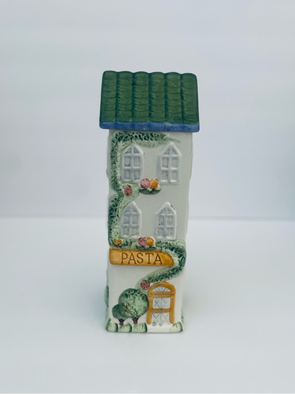 Vintage Cottage Style Ceramic Pasta Container